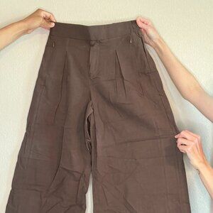 HALARA Brown Wide-Leg Pants